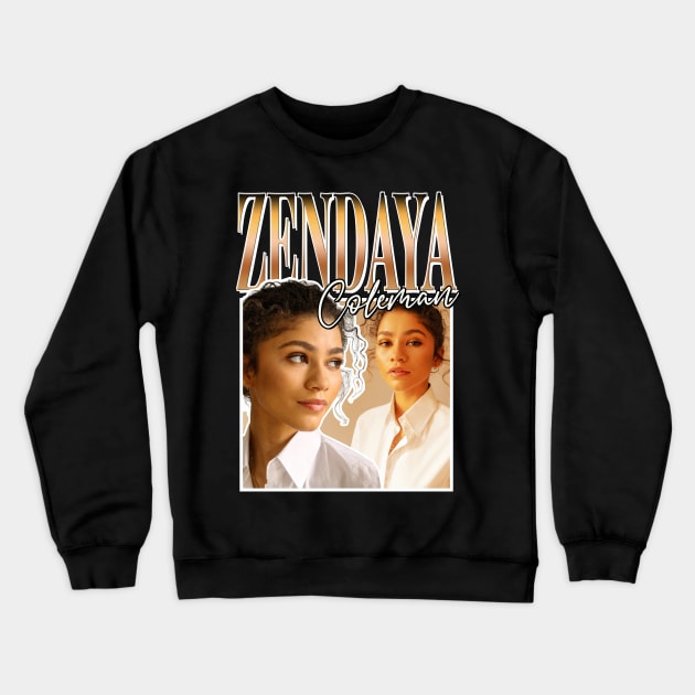 Zendaya Coleman Crewneck Sweatshirt by TeesBySilvia